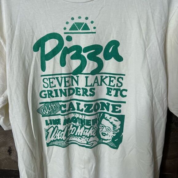 VTG Pizza Shop T Shirt USA Large - Picture 2 of 4